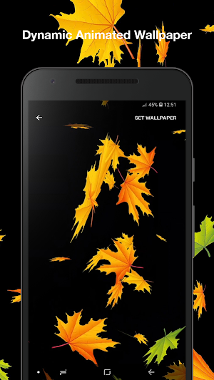 Autumn Leaves Wallpaper Pro Screenshot 1