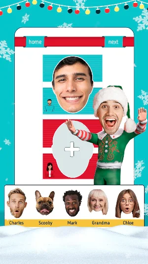 Christmas Face - Photo dance Screenshot 2