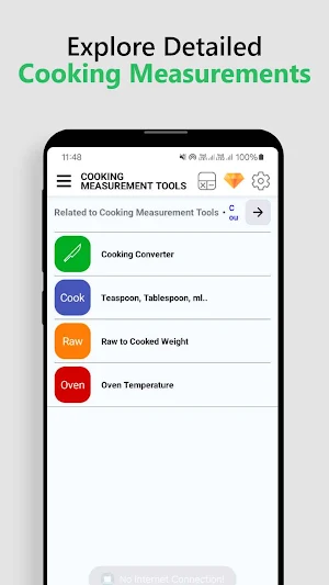 Cooking Measurement Tools Screenshot 0