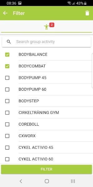 Kristinedals Träningscenter Screenshot 1