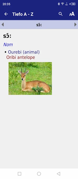 Tiefo Français English Screenshot 2