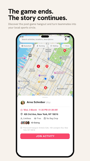 TeamitApp – Sports & Social Screenshot 1