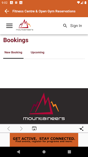 Mountaineers Rec and Wellness Screenshot 2