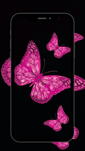 black and pink wallpaper Screenshot 0