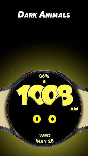 Dark Animals - Watch face Screenshot 0