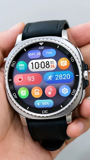 Desktop Time ZKin Watch Face Screenshot 2