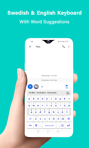 Swedish English Keyboard App Screenshot 2