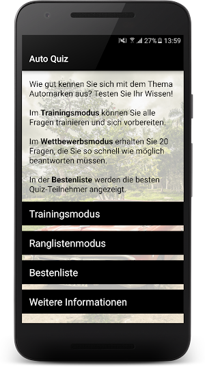 Automarken Quiz Screenshot 0