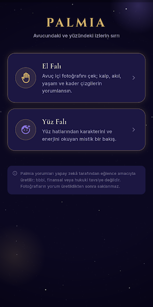 Palmia: AI Palm & Face Reading Screenshot 0