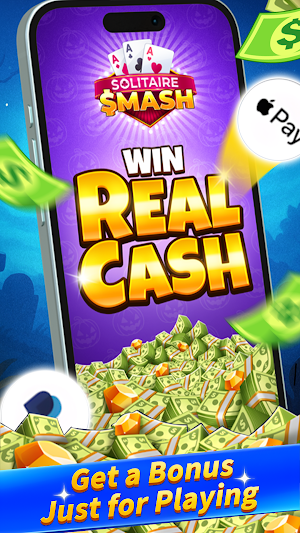 Solitaire Smash Win Cash Screenshot 2