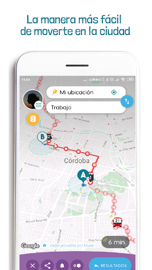Ualabee - Recorridos, paradas y horarios Screenshot 1