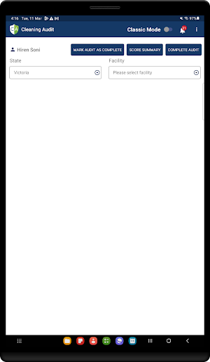 ASEPSIS Cleaning Audit Screenshot 3