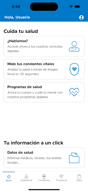 SANITAPP Screenshot 1