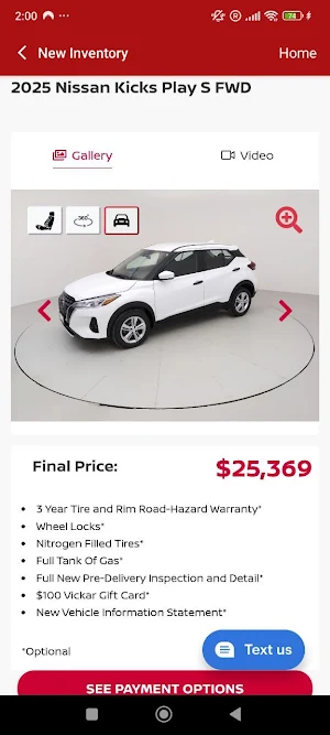 Vickar Nissan Screenshot 3