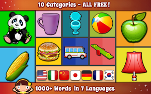 Baby First words Flashcards - Kids Learning games Screenshot 0