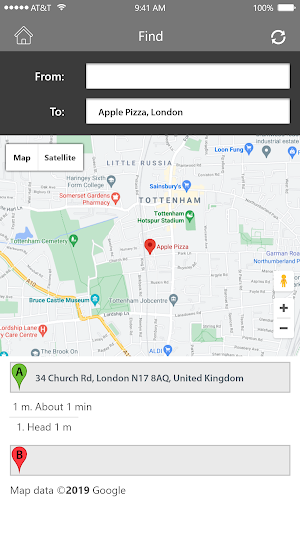 Apple Pizza, London Screenshot 1