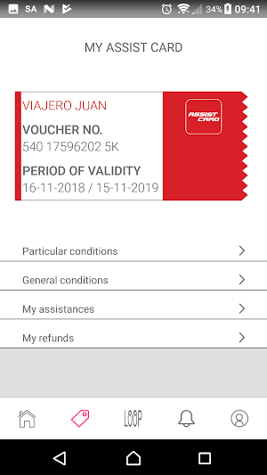 ASSIST CARD Screenshot 2