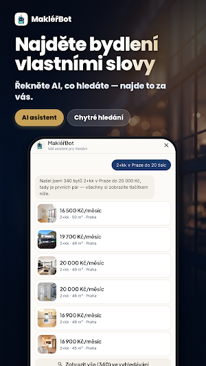 MaklerBot: Czech Real Estate Screenshot 0