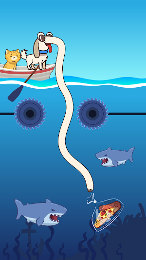 Long Nose Dog: Draw To Eat Screenshot 1