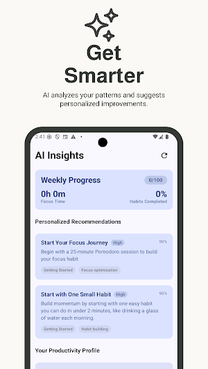 ZenTrack: AI Habits & Focus Screenshot 3