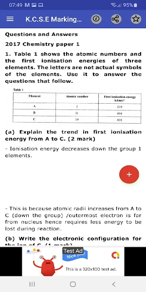 Kcse chemistry: past papers Screenshot 1