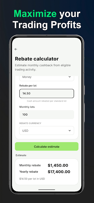 FX Cashback: Forex Rebates Screenshot 2