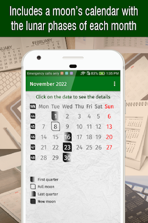 ireland calendar 2022 Screenshot 3