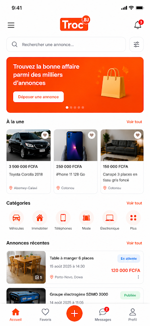 Troc.bj, petites annonces Screenshot 0