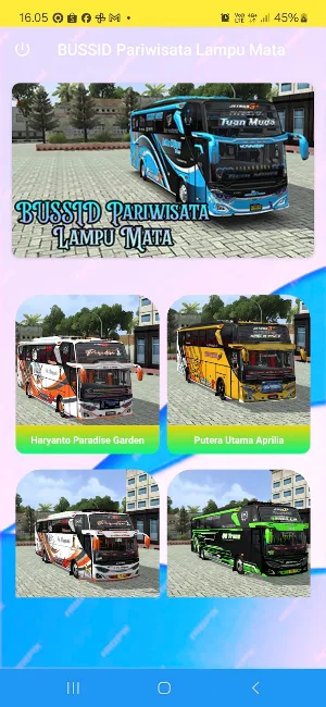 BUSSID Pariwisata Lampu Mata Screenshot 2