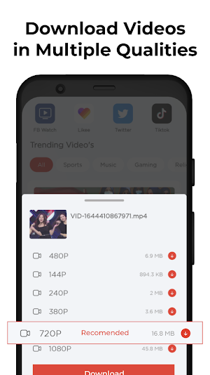 Video Downloader - VDownloader Screenshot 2