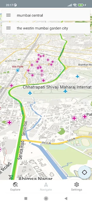 Mumbai India Offline Map Screenshot 1