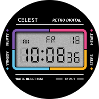 CELEST5517 Retro Digital Watch