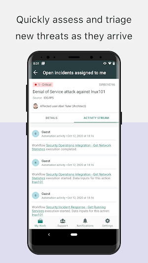 ServiceNow Agent Screenshot 1