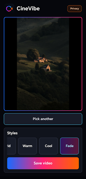CineVibe Screenshot 1
