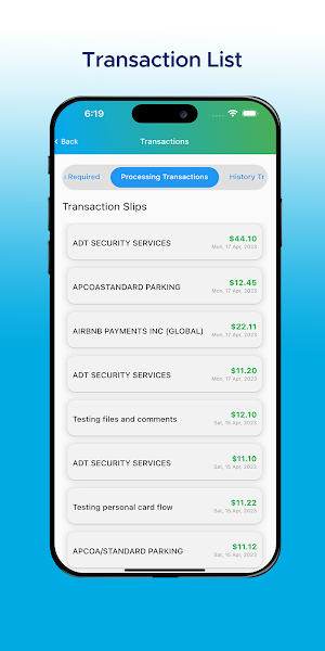 Expense Reporting Screenshot 3