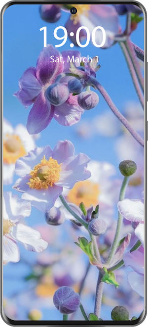 Orchid Live Wallpaper Parallax Screenshot 1