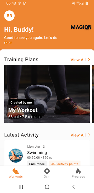 MAGION Fitness Screenshot 1