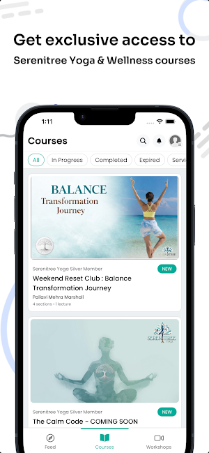 Serenitree Yoga and Wellness Screenshot 2