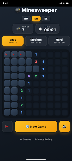 Minesweeper — Classic Mines Screenshot 0