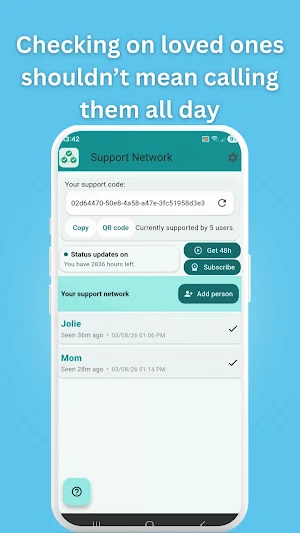 Support Network Screenshot 0