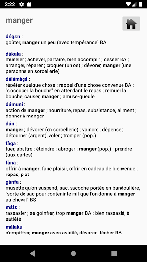 Dictionnaire Bambara - Français Screenshot 3