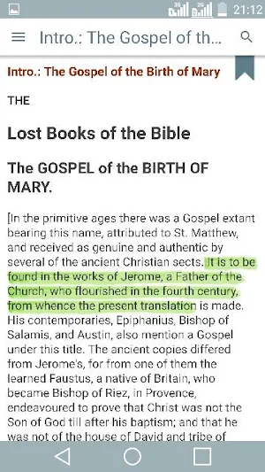 Lost Books of the Bible (Forgotten Bible Books) Screenshot 0