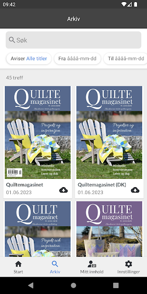 Quiltemagasinet Screenshot 1