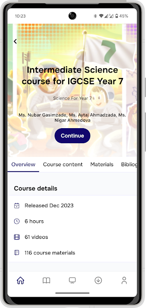 Aspire Learning App Screenshot 1