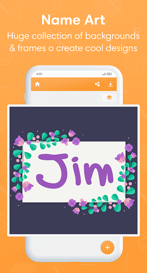 Name Art - Photo & Text Editor Screenshot 1