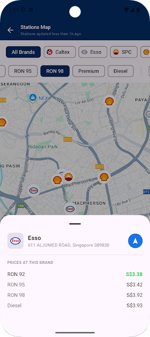 Petrol Price Singapore Screenshot 3
