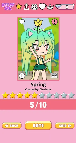Rate My OC Screenshot 2