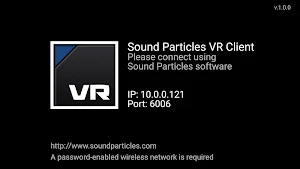 Sound Particles VR Client Screenshot 2