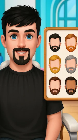 Barber Shop Game : Beard Salon Screenshot 2