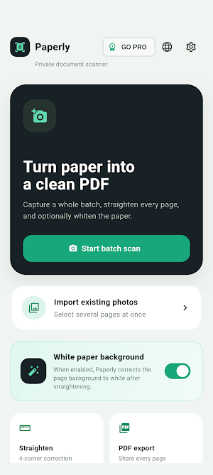 Paperly Docu Scan Screenshot 0